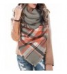 Womens Plaid Blanket Scarf Winter Soft Tassel Scarfs Gorgeous Wrap Shawl By Chuanqi - Style-04 - CC187I4XU9T