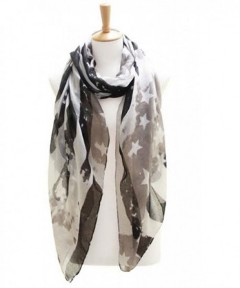Knitting Factory Women's USA Flag Theme Vintage Kimono Shawl Selection - SCARF LOF082BK - CF12J11XXIL