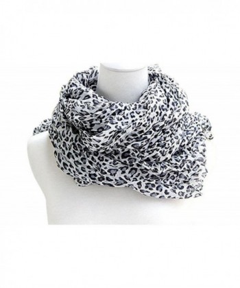 Veenajo Fahionable Women's Leopard Animal Print Scarf wrap Pashmina Soft Shawl - 3 - CU12NGG5Q5G