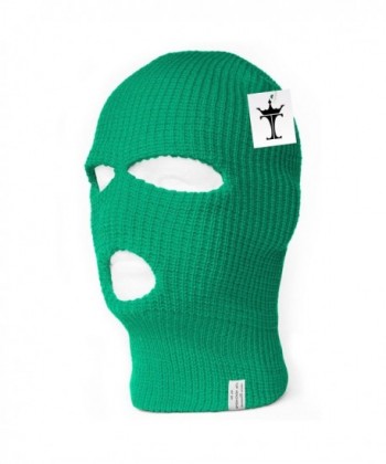 TopHeadwears Hole Face Kelly Green