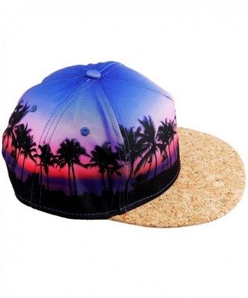 Samtree Snapback Landscape Baseball 01 Purple