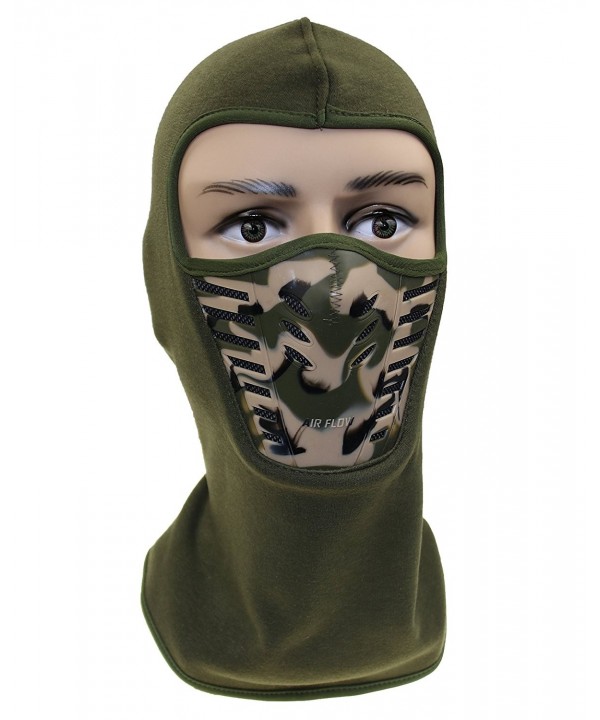 ZZLAY Balaclava Face Mask-Windproof Ski hat for Skiing Cap Unisex - Army Green & Camo - C2185SZA0DM