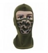 ZZLAY Balaclava Face Mask-Windproof Ski hat for Skiing Cap Unisex - Army Green & Camo - C2185SZA0DM