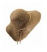 Womens Fashion Summer Straw hat Sun hat Folding Travel Beach Cap - 1201 Light Coffee - CT12K4K7MPN