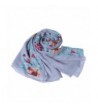 Vankerful Colorful Embroidered Wraps Soft 032Lavener in Fashion Scarves