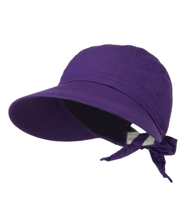 Women's Classic Quintessential Sun Wide Visor Hat in Sold Bold Colors ...