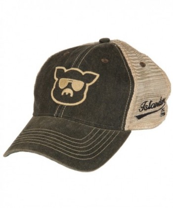 Islanders Pig Face Trucker Hat - Black - CR11D8FBWVH