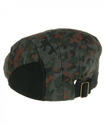 WITHMOONS Camouflage Vertical Stitch LD3438 in Men's Newsboy Caps