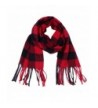 Wander Agio Kids Scarf Warm Shawls Scarves Parent-child Scarf Womens Plaid Scarfs Small - Red Black - C7186275QMC