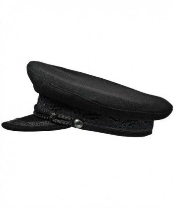 Kashubia Merchant Fleet Officer Peaked Cap with Embroideries Black ...