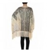 Kayamiya Womens Oversized Evening Champagne in Wraps & Pashminas