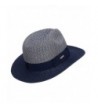 Two Tone Herringbone Panama Hat in Men's Fedoras