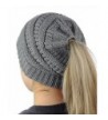 Slouchy Beanie Winter Chunky Ponytail