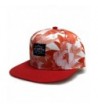 City Hunter Cf2121 Water Flower Snapback Hats - 2 Colors - Red - CD11YE8P1JV