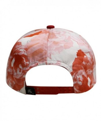 City Hunter Cf2121 Flower Snapback in Women's Baseball Caps