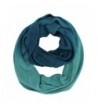 Gradient Knit Infinity Scarf - Aqua blue - C1110C3WNJN