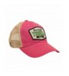 TEAM COCKTAIL Tequila Shots Mesh Trucker Hat - Pink Hat (Black w/ Lime Green) - CN11MV3WJRD