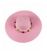 Floppy Hat with Pom Pom Band - Pink - CP18528Z88H