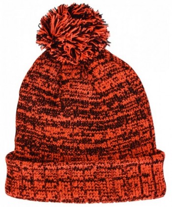 Beanie PomPom Variegated Striped Unisex