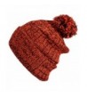 Beanie PomPom Variegated Striped Unisex in Men's Skullies & Beanies