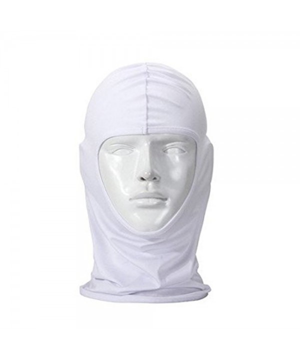 ULTRA THIN Lycra SKI BIKE Bicycle FACE MASK Sports FOOTBALL HELMET - BALACLAVA - White - CP11G5TFZK7