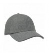 San Diego Hat Company Women's Wool Baseball Hat with Adjustable Back - Charcoal - CM11CZVGAZR