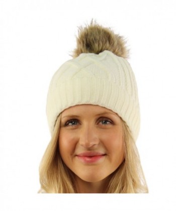 Ladies Sherpa Lining Beanie Hat