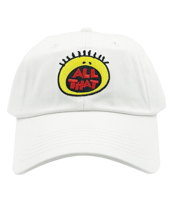 SYWHPS Dad Cap 90s Baseball Adjustable Strapback - White - C9188MSREDC