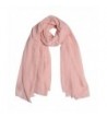 QBSM Women Soft Crinkle Scarf Shawls Pashmina Solid Cotton Wraps Hijab Cover Up - Cotton Pink - CQ18346K6YX