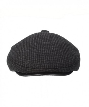 Flammi Earflap newsboy Houndstooth Medium in Men's Newsboy Caps