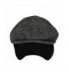 Medium Herringbone Winter Cabbie Earflaps