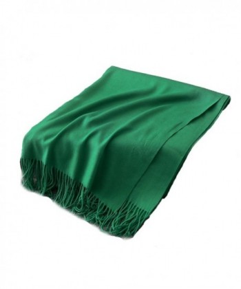 Dream Amy Female Gradient Color Imitation Cashmere Hair Shawls Scarves 250g(2) - Emerald Green - CT1889LS7GO