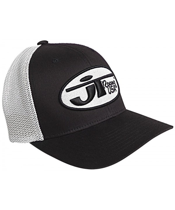 JT Racing USA Hat With Oval Logo (Black/White- Small/Medium) - Black/White - CX1176EIMC3