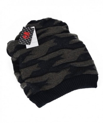 FORBUSITE Reversible Chunky Beanie Skullcap in Men's Skullies & Beanies