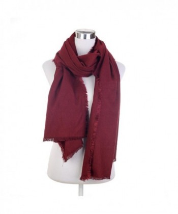 BEKILOLE Cashmere Wrapping Neckwear Wine Red