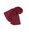 BEKILOLE Cashmere Wrapping Neckwear Wine Red in Fashion Scarves