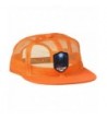 Coal Men's the Orin Full Mesh Trucker Hat Adjustable Snapback Cap - Orange - CJ12I43K79F