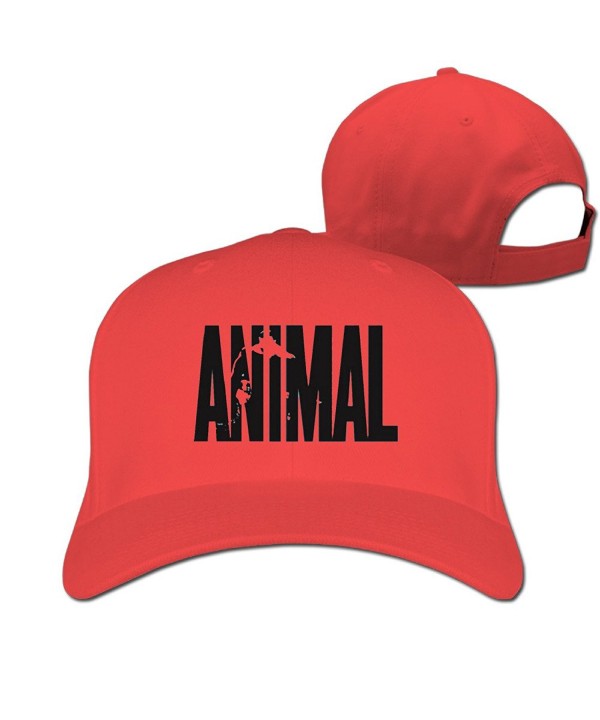 Classy Animal Letter Print Stringer Bodybuilding Snapbacks Baseball Hats Vintage Snapback - Red - CV12LWD5NWP