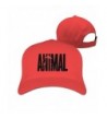 Classy Animal Letter Print Stringer Bodybuilding Snapbacks Baseball Hats Vintage Snapback - Red - CV12LWD5NWP