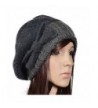 Z&s Chic Women Wool Bow Beret Knit Cap Gray - CZ11PU2WSPZ