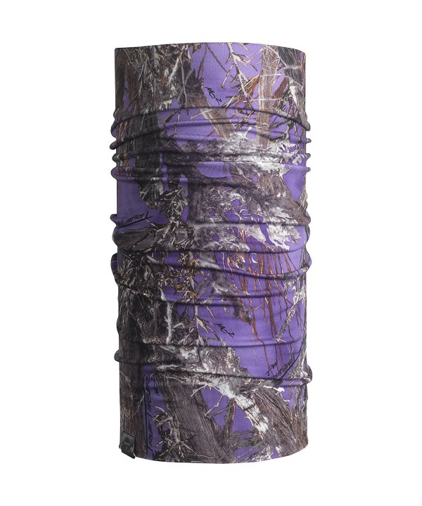 Turtle Fur Hunting - Totally Tubular- Lightweight Camo Neck Warmer - TrueTimber MC2 Purple - CG11HAPMWH3