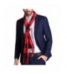 Maying Holiday Soft Men's Scarf in Rich Plaids Couple's Soft Shawl - Red - C812NRSBZZ0