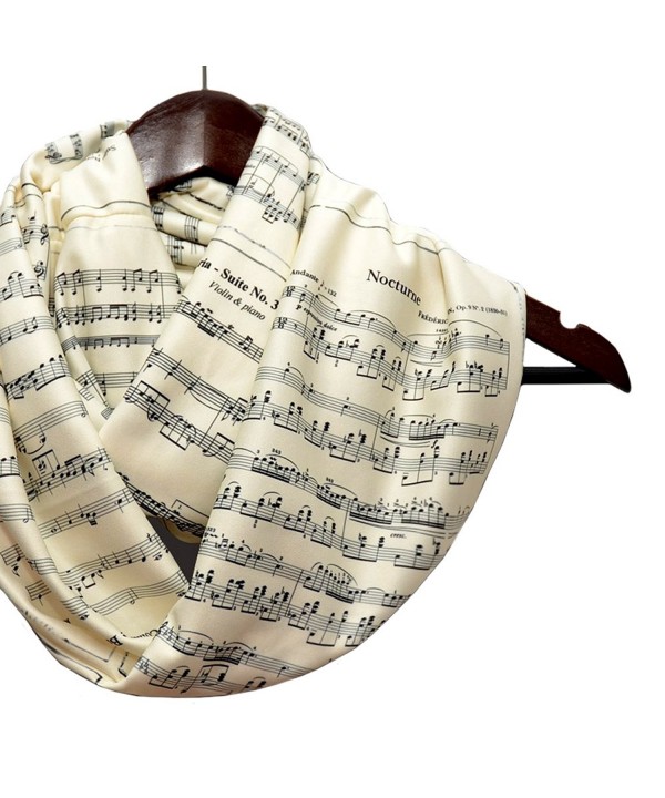 Sheet Music Infinity Scarf - CG185Q7WG5O