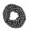 Ted and Jack - A Fresh Look Lightweight Chevron Infinity Scarf - Grey - CD12BFAZV5N