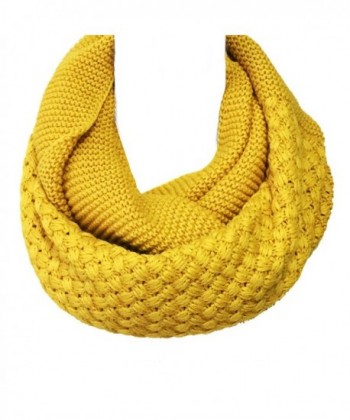 Wrapables Trendy Winter Infinity Mustard in Fashion Scarves