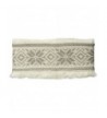 Muk Luks Women's Snowflake Nordic Headband - Ivory - C1125UF0ROP