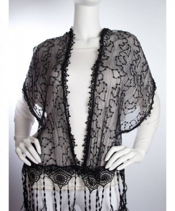 Bohomonde Adeline Embroidered Stunning Crochet in Fashion Scarves
