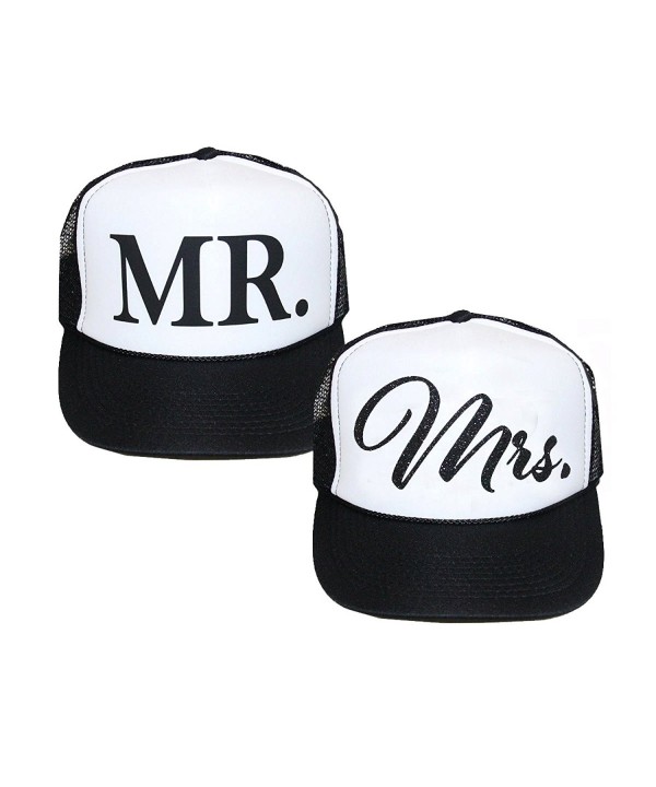 Classy Bride Mr. and Mrs. Trucker Hat Set - CO17XXI7Y80