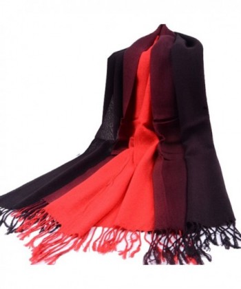 TopTie Scarf Tassel Solid Tow Tone