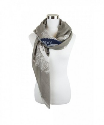 Womens Floral Printed Elegant Viscose in Cold Weather Scarves & Wraps